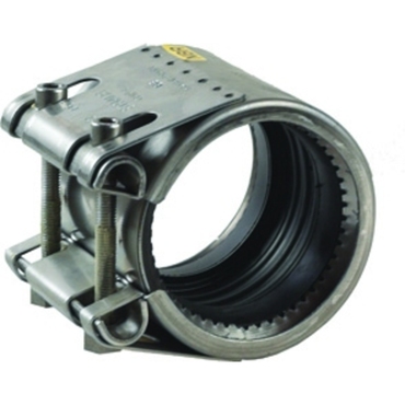 Pipe coupling Series: GRIP-L Type: 5512 Extraction proof Stainless steel/EPDM
